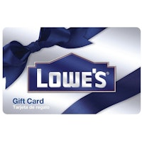 $100 LOWE'S Home Improvement Gift Card! + 200 Bids